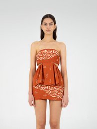 Top mit Terracotta-Print im Bandana-Stil von Vision