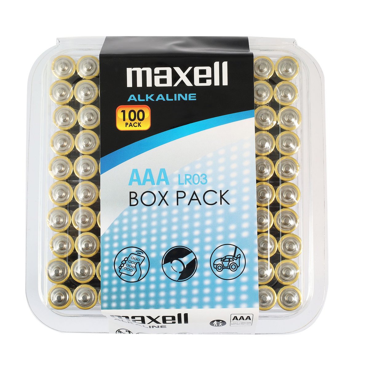 Maxell Alkaline LR03/LR03 in 100er-pakket