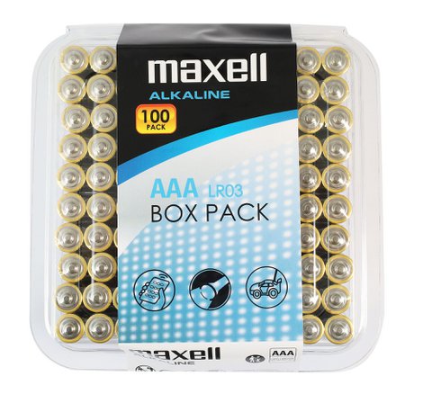 Maxell Alkaline LR03/LR03 im 100er Paket