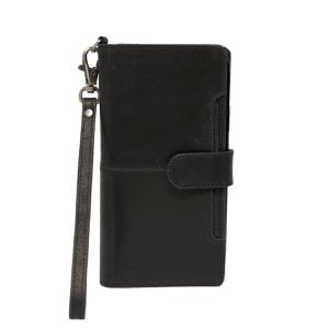 Apple iPhone 8 Plus Bookcase Case Black Leather