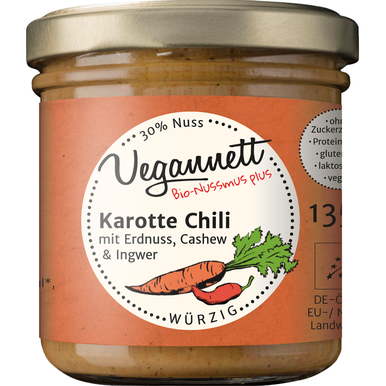 Carrot Chili Organic Spread