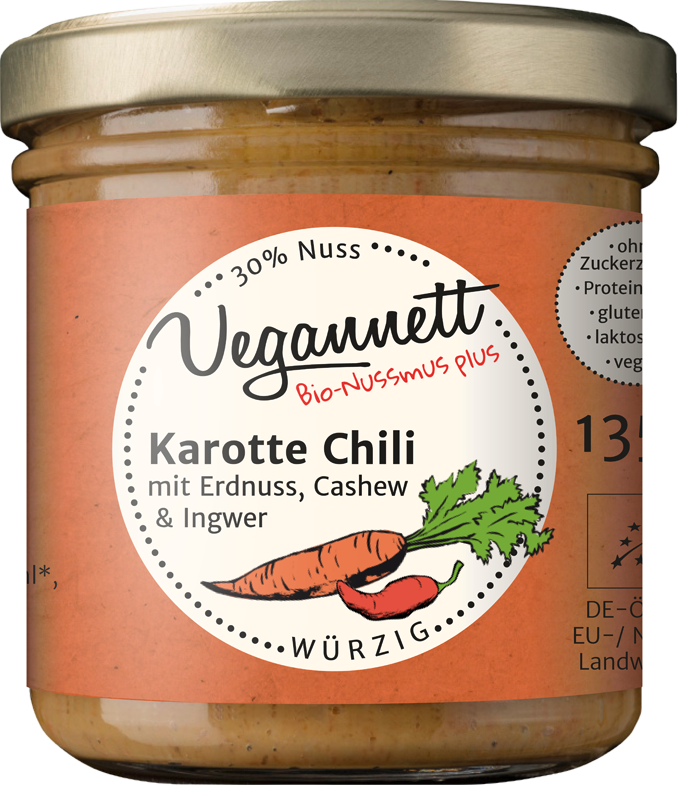 Carrot Chili Organic Spread