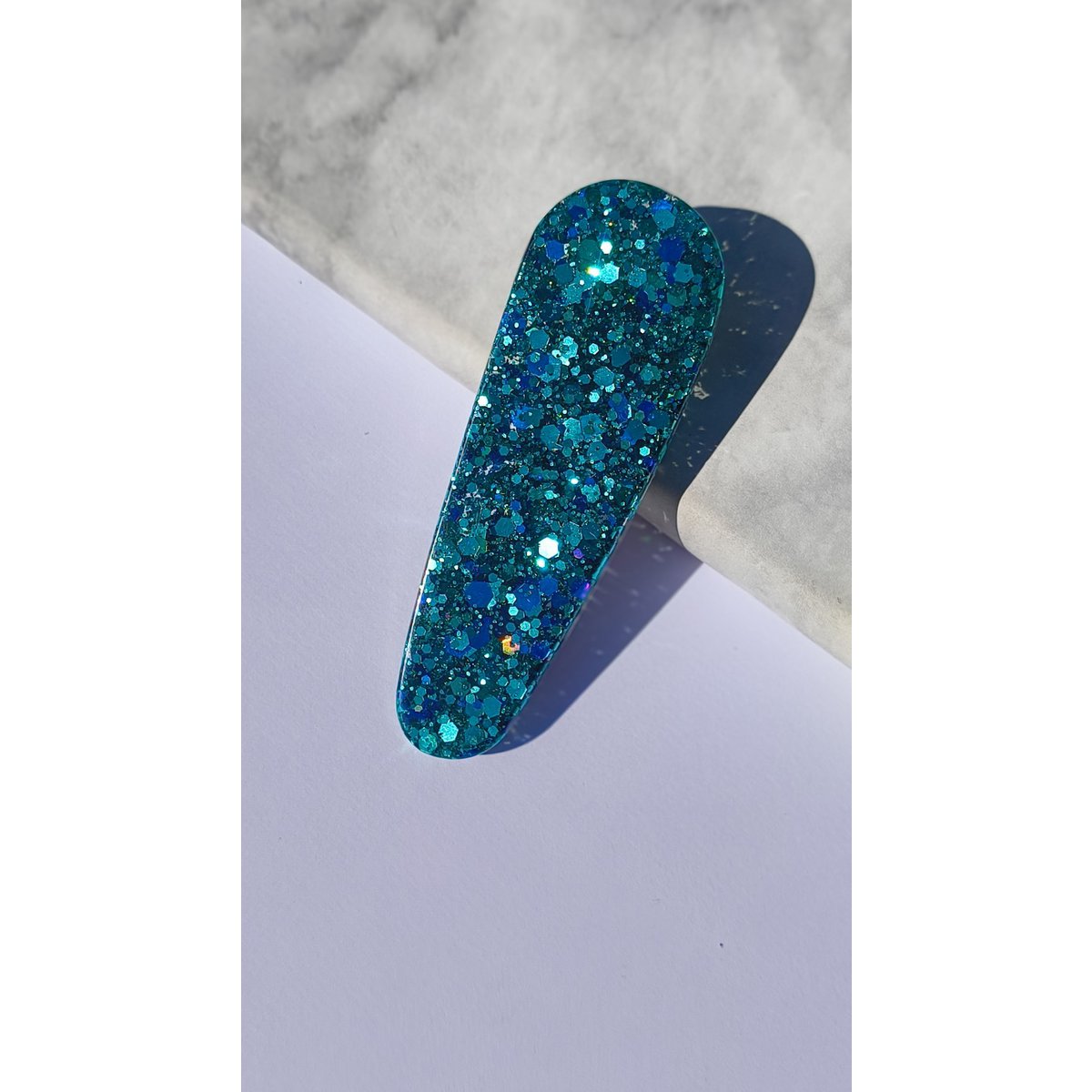 ⋒ Harzhaarclippack - Glitzer Ozean (7 Artikel) ⋒