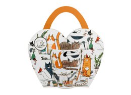 DUO CATS Mug, 350ml, LAZY CATS, Paper Sleeve gift packaging