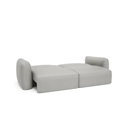 3-Seater Sofa Bed NORREBRO - Silver