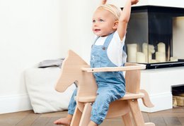 Rocking horse „Pinolino” with ring