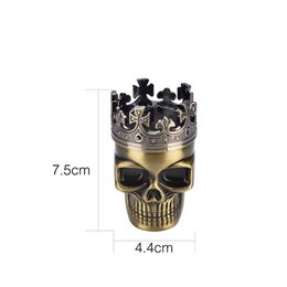 CHH METAL SKULL GRINDER 46MM 3 LAY- DL6