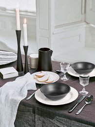 Set/6 Cake Forks Matt Black