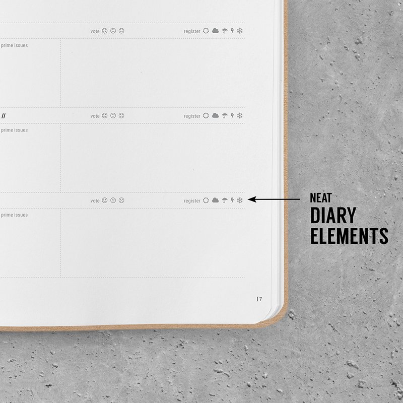 Cuaderno de papelería planificador semanal