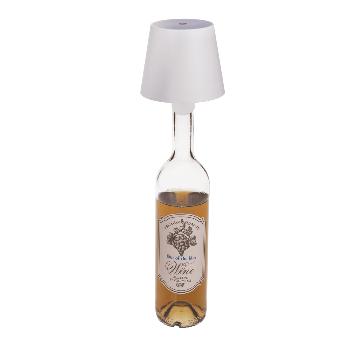 LED bottle lamp, white, 3 modes (on/off/dim.),