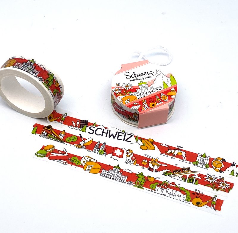 Cinta adhesiva / washi tape "Suiza" City Tapes