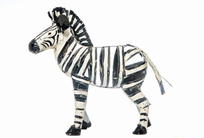 METAAL MEDIUM ZWART-WIT ZEBRA