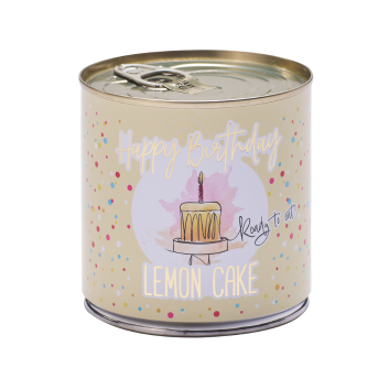 Cancake Happy Birthday Gelb, Zitronenkuchen
