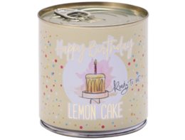 Cancake Happy Birthday Gelb, Zitronenkuchen