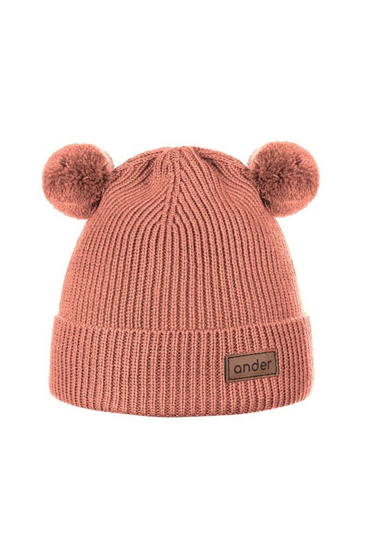 Kindermuts 100% merinowol TEDDY AMANDEL