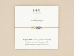 Armband rock, thinking of you, zilver en goud