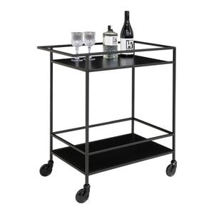 Vita Barwagen – Schwarz, Stahl, 68 x 40 x 79 cm