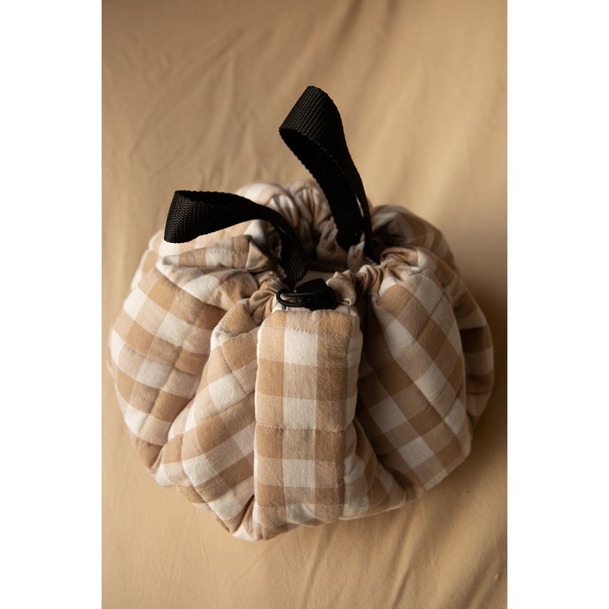 Sac ballon - petit carreaux