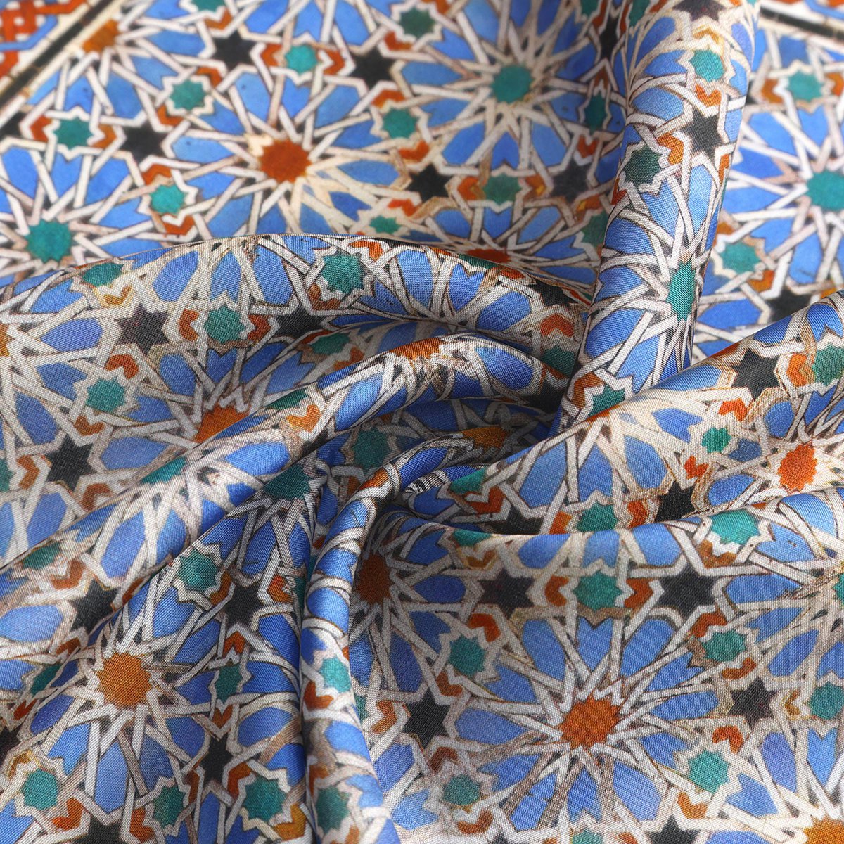 Alhambra Art zijden vierkante sjaal