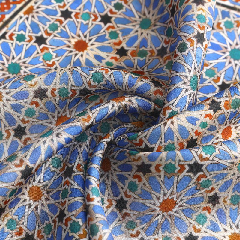 Alhambra Art zijden vierkante sjaal