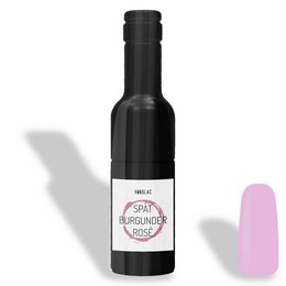 Pinot Noir Rosé nail polish, a pink-toned nail polish with a wine-inspired color.