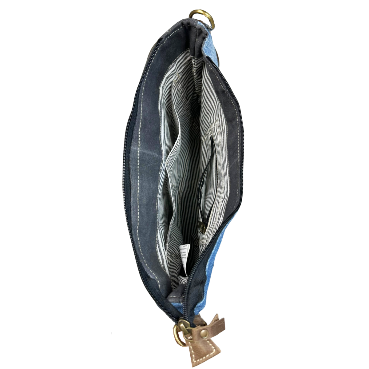 Sac bandoulière femme Sunsa. Sac bandoulière en jean et toile upcyclés. Sac à main style rétro vintage. Sac bandoulière pour femme.
