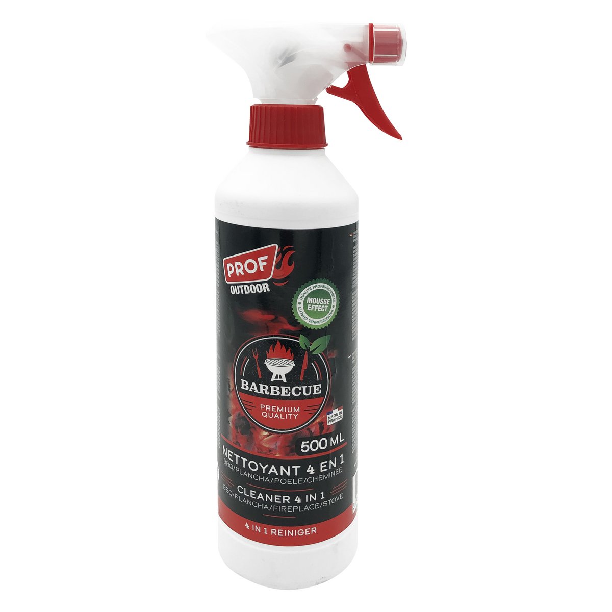 BIO 4 in 1 cleaner for fireplace inserts and barbecue grills - 500 ml