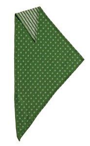 2853ws/4 | Triangular cloth (4-pack)-forest green-beige-melange