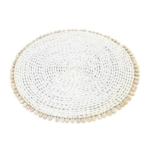 The Seagrass Shell Placemat - White
