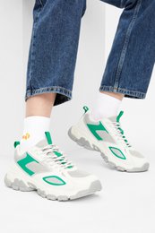 Organic Quarter Socks Nemo - Korte witte sokken met geborduurde clownvis
