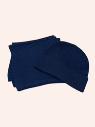 Bonnet et écharpe en 100% laine merinos