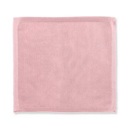 Dusty pink knitted pocket square