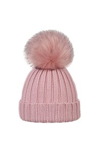 OLLO BABY hat – 100% merino wool – pink