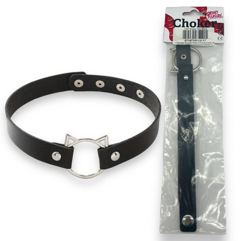Kinky Pleasure - T101 - Choker Kitty - Black