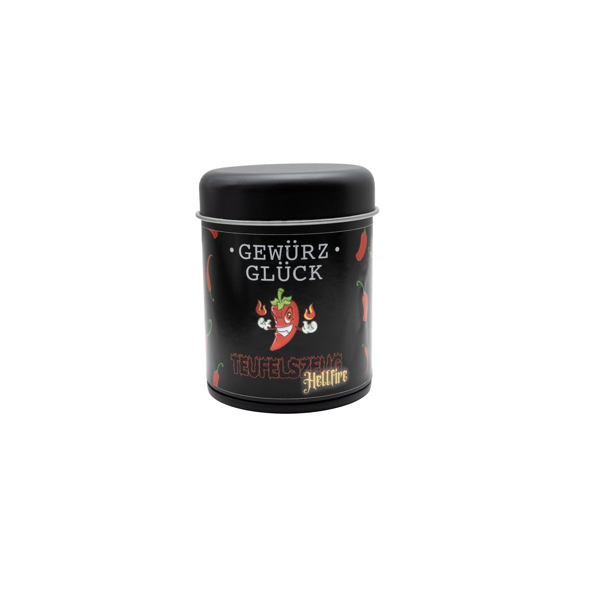 Gewürz-Glück Hellfire Teufelszeug – Ekstremalnie ostra mieszanka przypraw z Carolina Reaper, Habanero i Scorpion Chili do chili, mięsa, makaronów i grilla