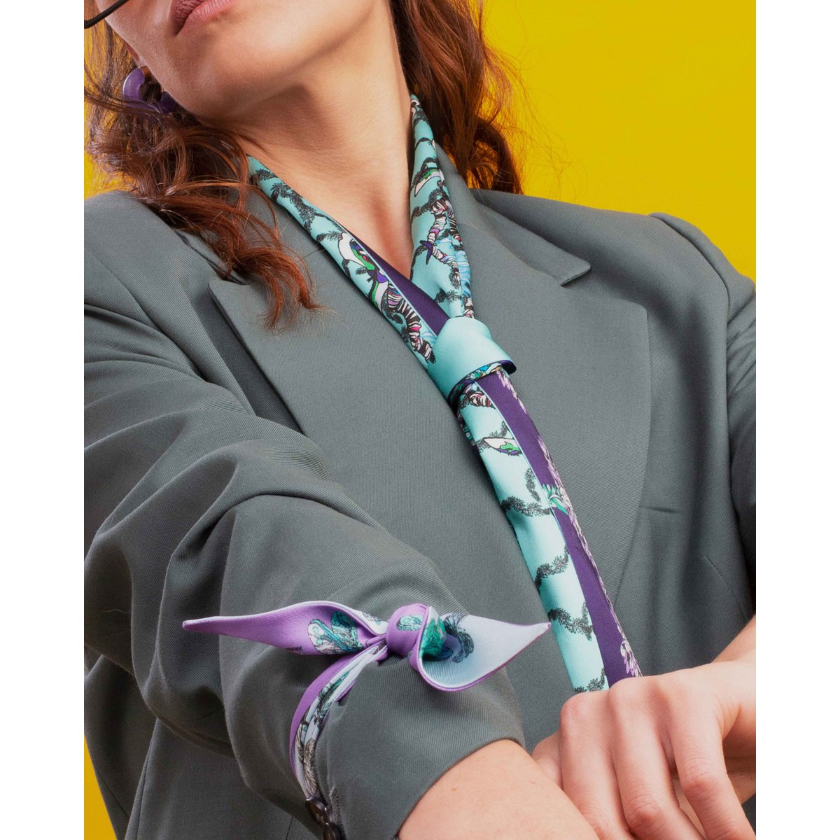 Ruban foulard "La petite libellule"
