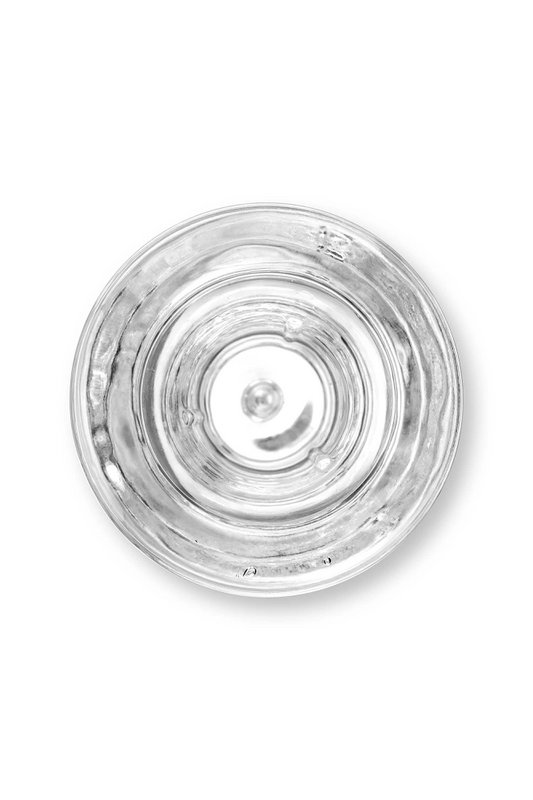 Candle Holder Glass Clear Large 10x35cm