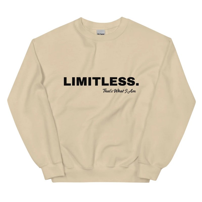 Ubegrænset unisex sweatshirt