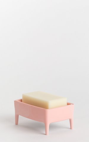 millennial pink bubble buddy kit including lemon soap bar