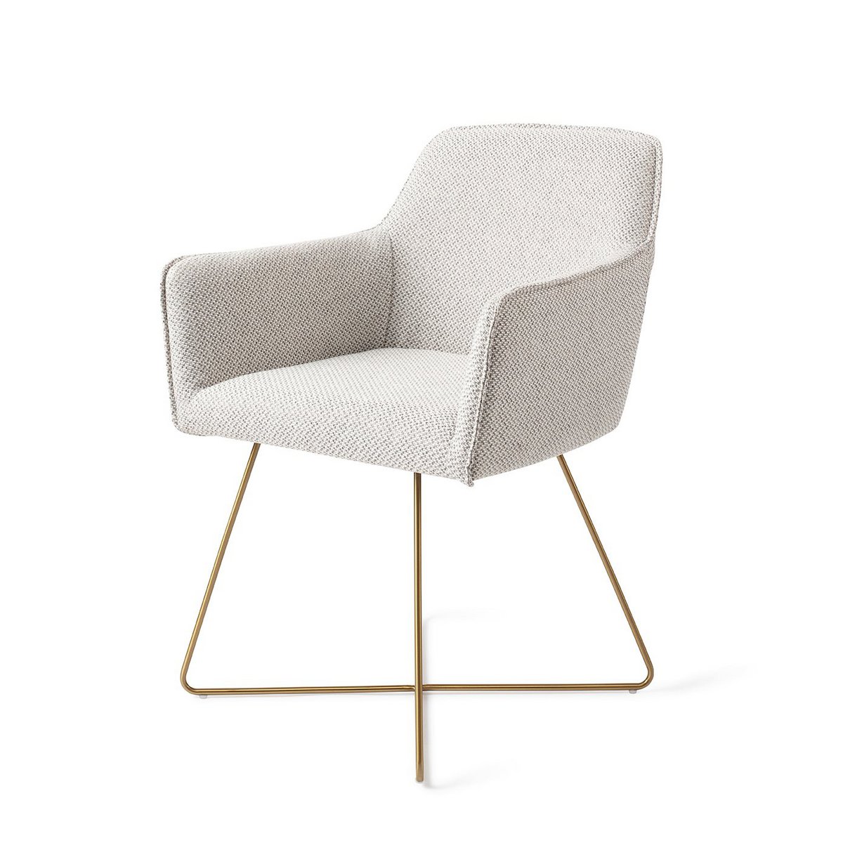 Jesper Home Hofu Dining Chair Cross Gold