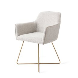 Jesper Home Hofu Dining Chair Cross Gold