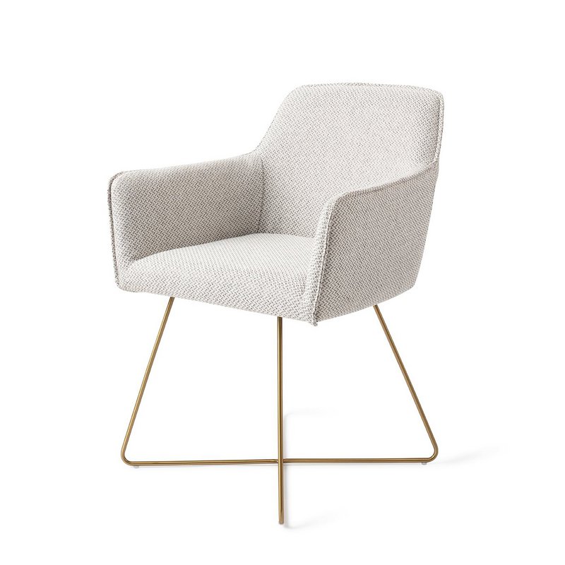 Jesper Home Hofu Dining Chair Cross Gold