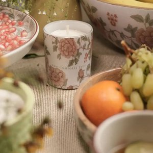 Scented Candle | Poured Soy Wax Peony Jar Neroli | Glass