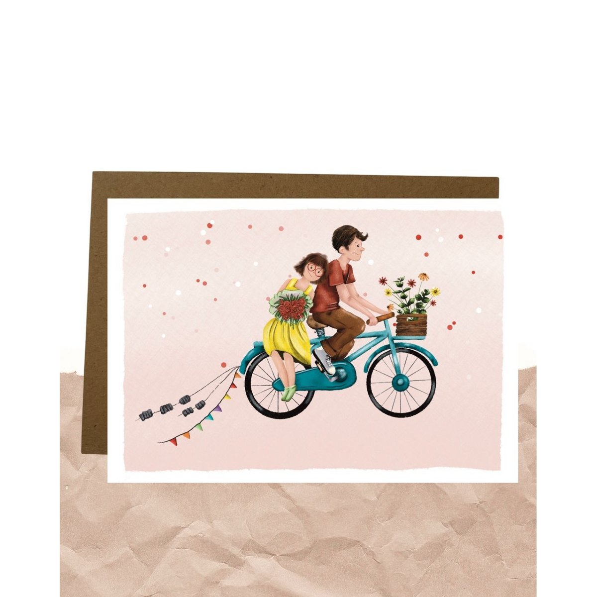 Postal - felices para siempre