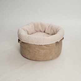Hundekörbchen Shopper Little Basket Saddle gravel