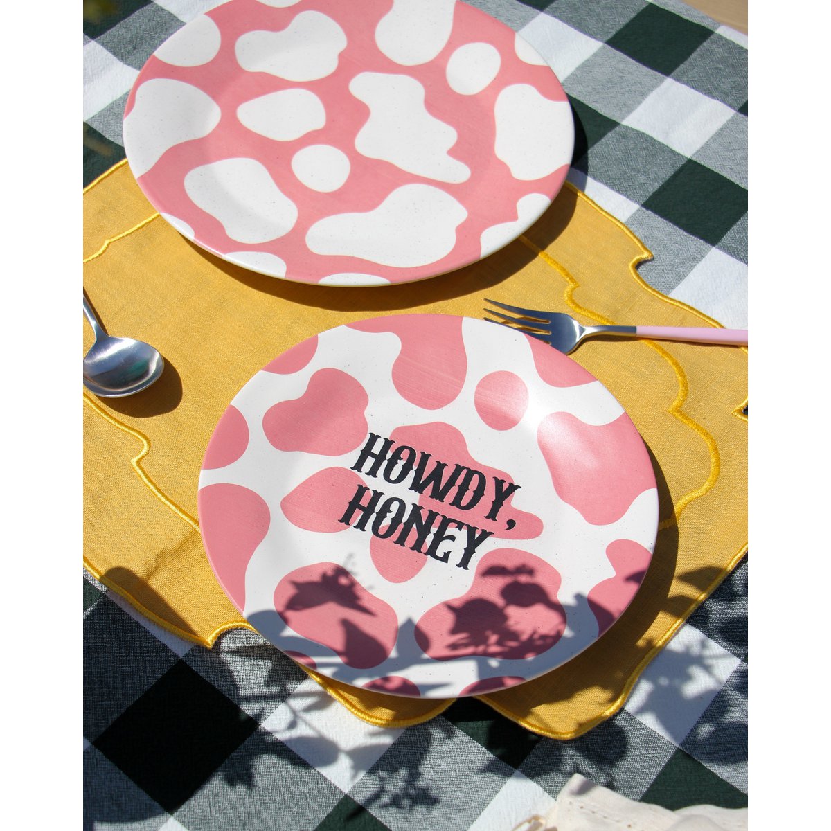 Dessertplaat "Howdy Honey" cowgirl -tijdperk