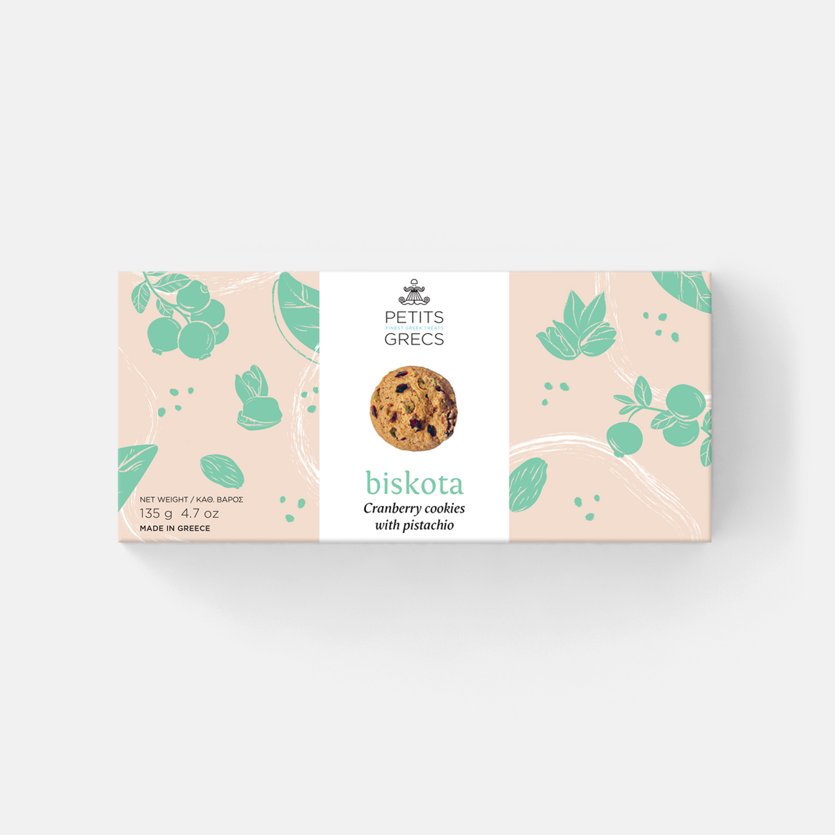 Biskota - Cranberry cookies with pistachio