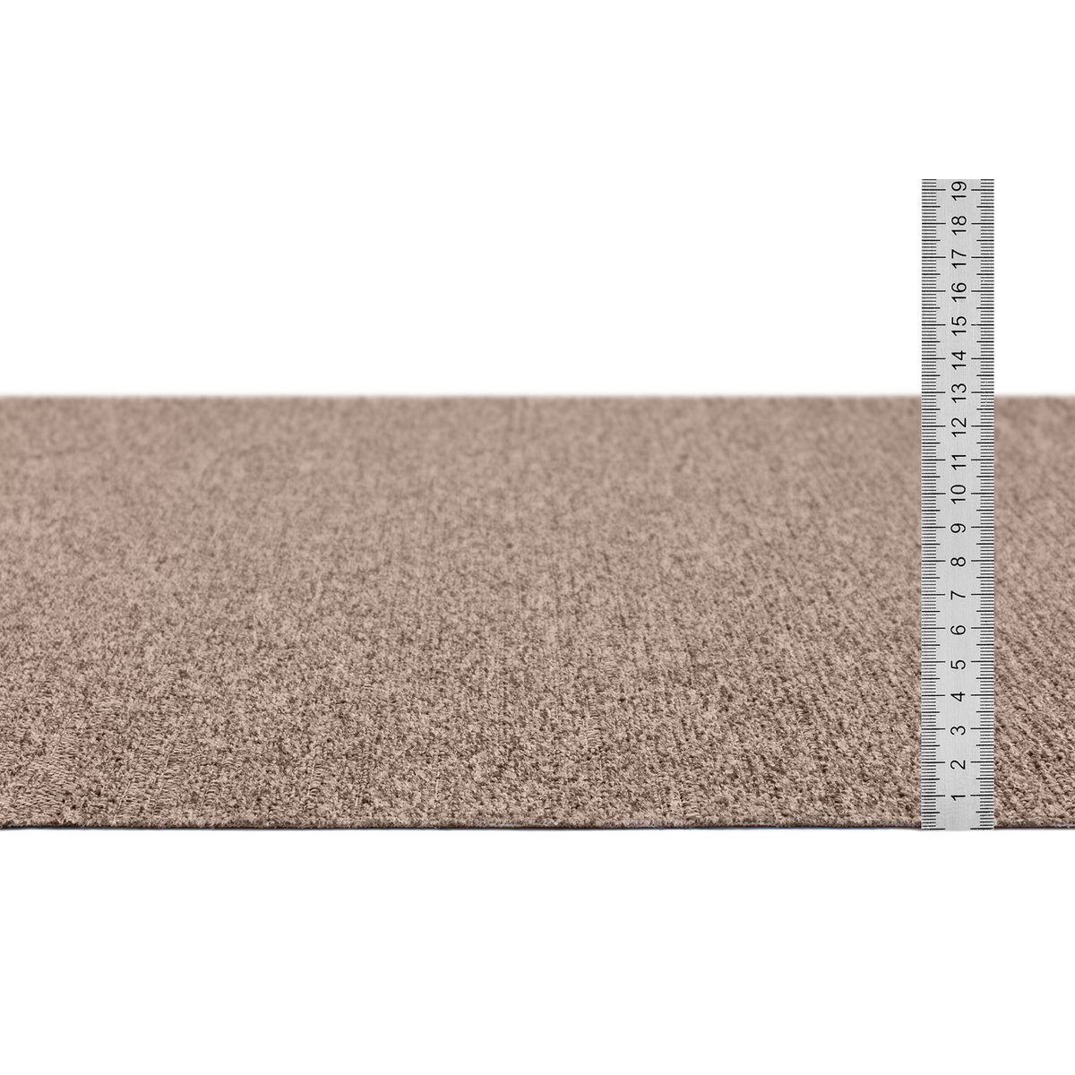 Teppich für drinnen und draußen, rutschfest – Uni Taupe Beige – 160 cm x 220 cm – Balkon, Terrasse, Küche, UV- und witterungsbeständig, moderner Gartenteppich