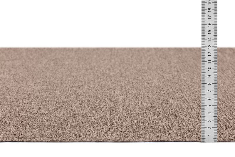 Alfombra para Interior y Exterior, Antideslizante - Uni Taupe Beige - 160 cm x 220 cm - Balcón Terraza Cocina, Resistente a los Rayos UV y a la Intemperie, Moderna Alfombra de jardín