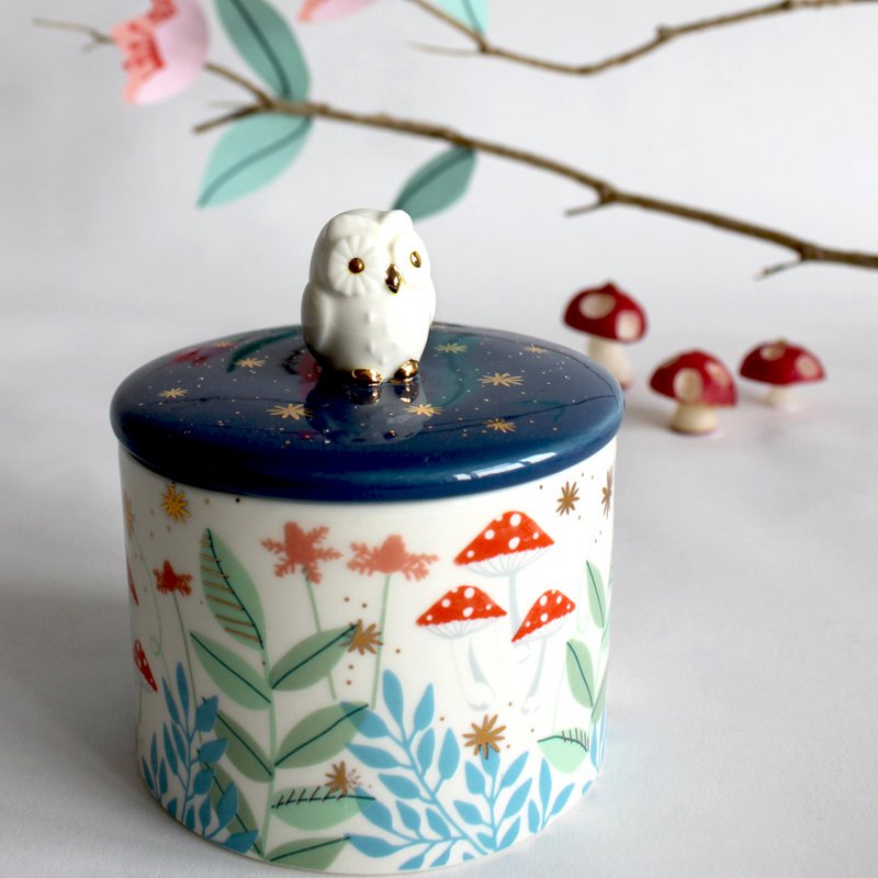 Secret Garden Owl Jar